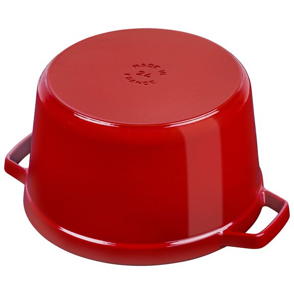 Staub 5 Qt. Cast Iron Tall Dutch Oven in Cherry
