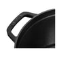 Staub 5 Qt. Cast Iron Tall Dutch Oven in Black