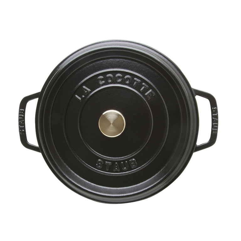 Staub 5 Qt. Cast Iron Tall Dutch Oven in Black
