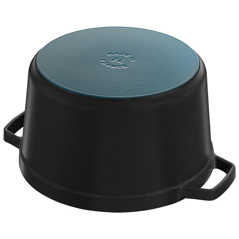 Staub 5 Qt. Cast Iron Tall Dutch Oven in Black