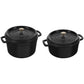 Staub 5 Qt. Cast Iron Tall Dutch Oven in Black