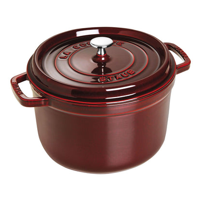 Staub 5 Qt. Cast Iron Tall Dutch Oven in Grenadine