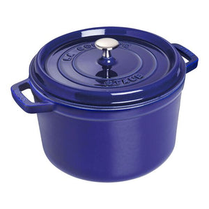 Staub 5 Qt. Cast Iron Tall Dutch Oven in Dark Blue