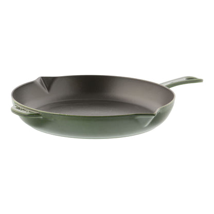 Staub 12" Cast Iron Fry Pan in Basil