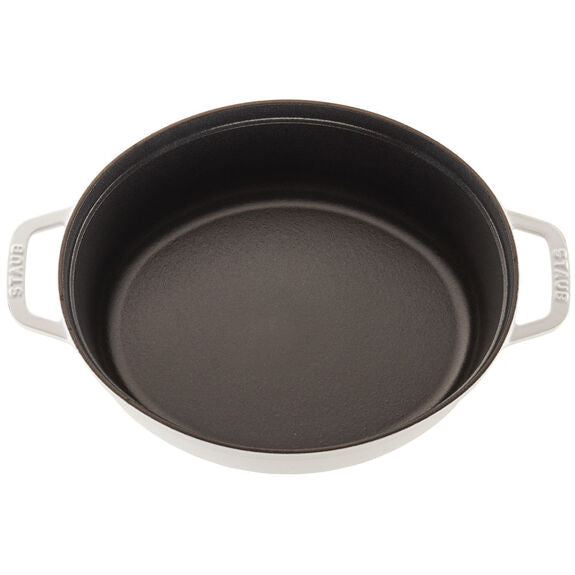 Staub 5.75 Qt. Cast Iron Coq au Vin Dutch Oven in White