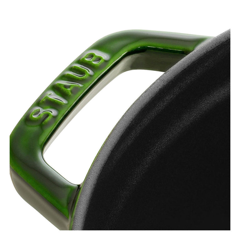 Staub 5.5 Qt. Cast Iron Round Dutch Oven in Basil