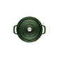 Staub 4 Qt. Cast Iron Round Dutch Oven in Basil