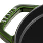 Staub 7 Qt. Cast Iron Oval Dutch Oven in Basil