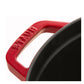 Staub 2.75 Qt. Cast Iron Round Dutch Oven in Cherry