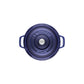 Staub 2.75 Qt. Cast Iron Round Dutch Oven in Dark Blue
