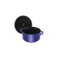 Staub 5.5 Qt. Cast Iron Round Dutch Oven in Dark Blue