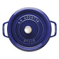 Staub 7 Qt. Cast Iron Round Dutch Oven in Dark Blue