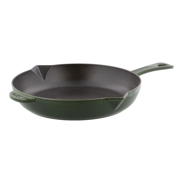 Staub 10" Cast Iron Fry Pan in Basil