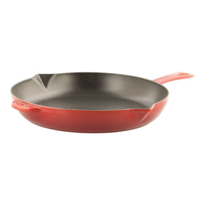 Staub 12" Cast Iron Fry Pan in Cherry