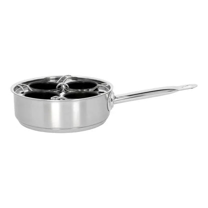 Demeyere 4-cup Stainless Steel Egg Poacher Set, Resto Series