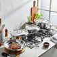 Demeyere 9pc Stainless Steel Cookware Set, Atlantis Series