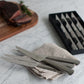 ZWILLING Porterhouse 8pc Stainless Steel Steak Knife Set in Black Presentation Box