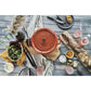 Staub 7 Qt. Cast Iron Round Dutch Oven in Burnt Orange