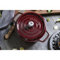 Staub 4 Qt. Cast Iron Round Dutch Oven in Grenadine