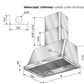 ILVE 36 in. Majestic Burgundy Color Wall Mount Range Hood with 600 CFM Blower, UAM90BU