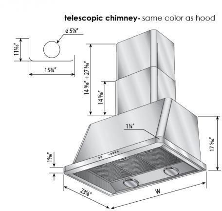 ILVE 36 in. Majestic Burgundy Color Wall Mount Range Hood with 600 CFM Blower, UAM90BU