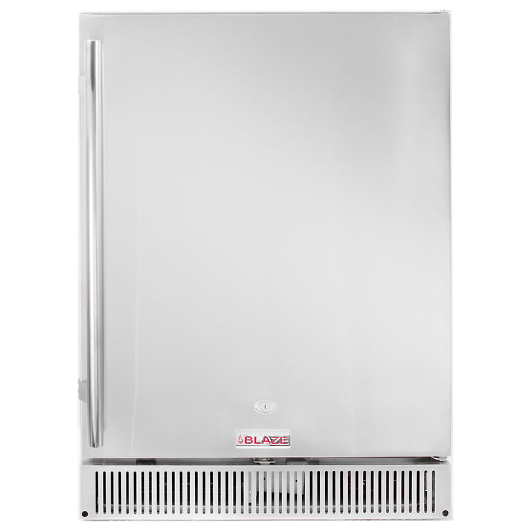 Blaze 24 in. Outdoor Rated Stainless Refrigerator 5.2 cu. ft., BLZ-SSRF-50DH