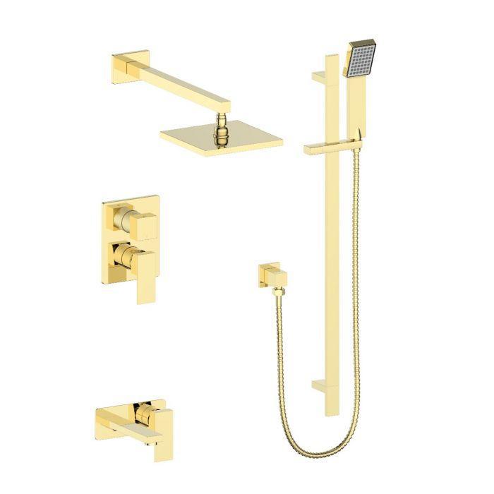 ZLINE Bliss Shower System in Polished Gold, BLS-SHS-PG