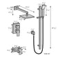 ZLINE Bliss Shower System in Brushed Nickel, BLS-SHS-BN