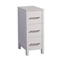Vanity Art 108 in. Double Sink Vanity Cabinet with Ceramic Vessel Sink & Mirror - White, VA3136-108W