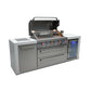 Mont Alpi 805 Deluxe Island Grill with Fridge Cabinet, MAi805-DFC