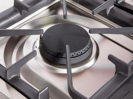 ILVE Majestic II 36" Natural Gas Burner, Electric Oven Range in Glossy Black with Chrome Trim, UM09FDQNS3BKCNG