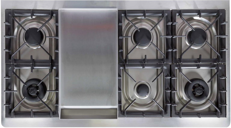 ILVE 48 in. Majestic II Series Propane Gas Burner and Electric Oven Range in White with Brass Trim, UM12FDNS3WHGLP