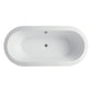 Vanity Art 59 in. x 29.5 in. Freestanding Soaking Bathtub, VA6812-S