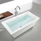 Vanity Art 59 in. x 29.5 in. Freestanding Soaking Bathtub, VA6817