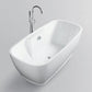 Vanity Art 59 in. x 30 in. Freestanding Soaking Bathtub, VA6835