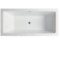 Vanity Art 59 in. x 30 in. Freestanding Soaking Bathtub, VA6814