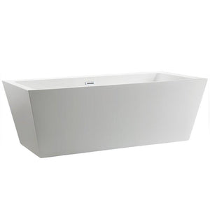 Vanity Art 59 in. x 30 in. Freestanding Soaking Bathtub, VA6814