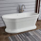 Vanity Art 59 in. x 30 in. Freestanding Soaking Bathtub, VA6610