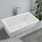 Vanity Art 59 in. x 30 in. Freestanding Soaking Bathtub, VA6814