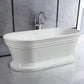 Vanity Art 67 in. x 31 in. Freestanding Soaking Bathtub, VA6610-L