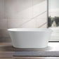 Vanity Art 63 in. x 29.5 in. Freestanding Soaking Bathtub, VA6809