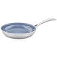 ZWILLING 8" Stainless Steel Ceramic Nonstick Fry Pan, Spirit 3-Ply Ceramic Nonstick Series