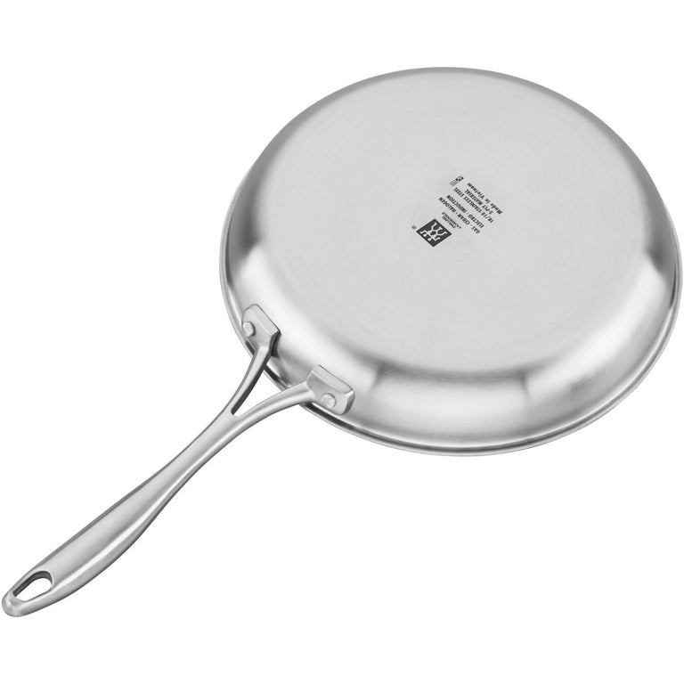 ZWILLING 10" Stainless Steel Ceramic Nonstick Fry Pan, Spirit 3-Ply Ceramic Nonstick Series