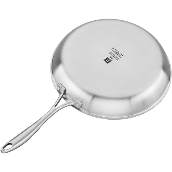 ZWILLING 12" Stainless Steel Ceramic Nonstick Fry Pan, Spirit 3-Ply Ceramic Nonstick Series