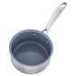 ZWILLING 10pc Stainless Steel Ceramic Nonstick Cookware Set, Spirit 3-Ply Ceramic Nonstick Series