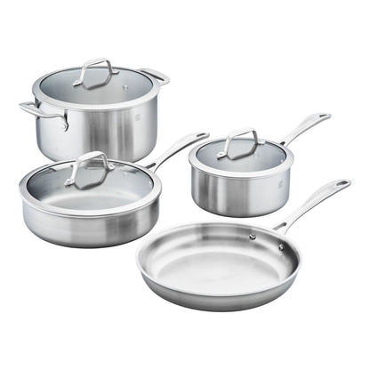 ZWILLING 7pc Stainless Steel Cookware Set, Spirit 3-Ply Series