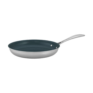 ZWILLING 10" Stainless Steel Ceramic Nonstick Fry Pan, Clad CFX Series