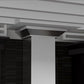 ZLINE 36 in. Professional Ducted Wall Mount Range Hood in Stainless Steel with Crown Molding, 667CRN-36