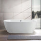 Vanity Art 67.7 in. x 30.7 in. Freestanding Soaking Bathtub, VA6836