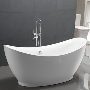 Vanity Art 67.5 Freestanding Soaking Bathtub, VA6513